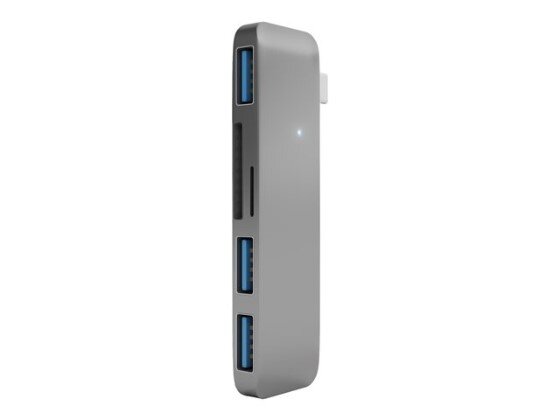 SATECHI Type C USB Passthrough Hub Space Grey-preview.jpg
